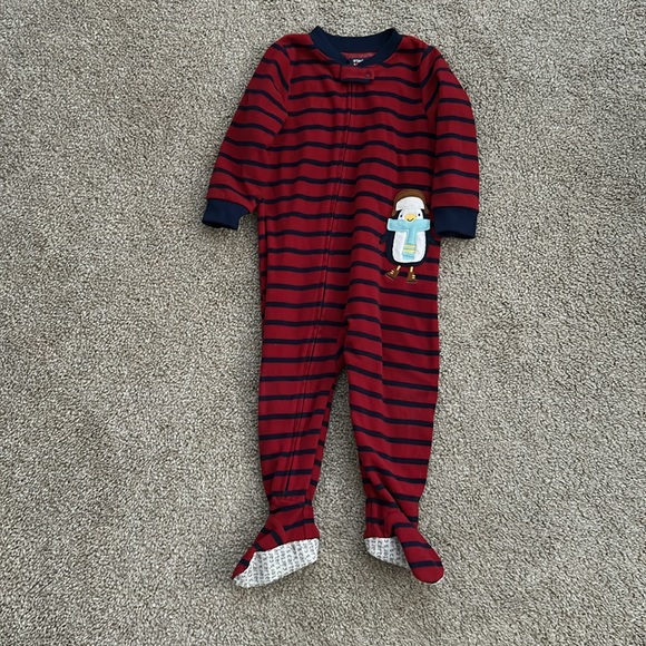 Infant Carters Fleece sleepers size 18 months. VGUC - Picture 4 of 11